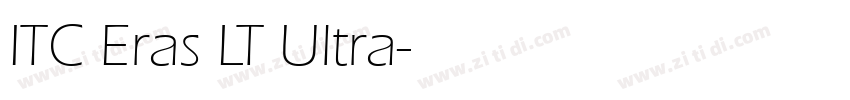 ITC Eras LT Ultra字体转换 ITC Eras LT Ultra字体转换